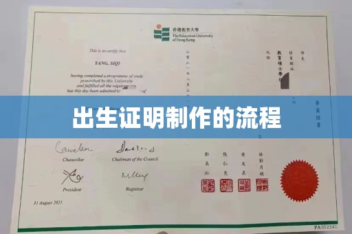 武胜出生证明制作的流程