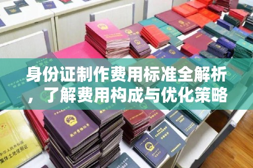 武胜身份证制作费用标准全解析，了解费用构成与优化策略